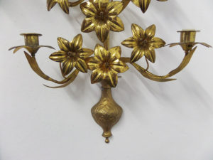 applique antica in bronzo dorato