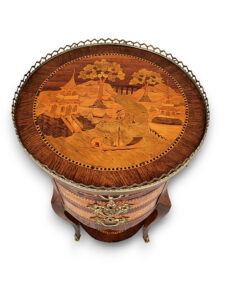 tavolino tondo antico Napoleone III