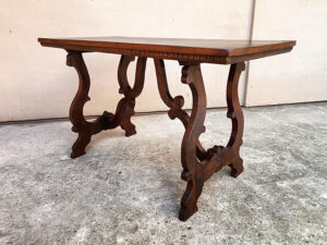 tavolo antico a lira 